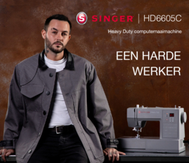 SINGER Heavy Duty 6605 - HD6605 + Gutermann Denim Garenset - 6605C - incl. gratis vakhandel helpdesk