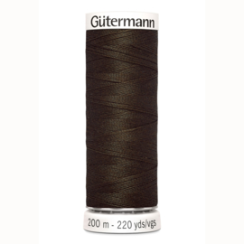 Gutermann 21 Donker bruin | Naaigaren 200m