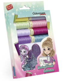 Gutermann Sewing Friends - 8 x 100 meter +  3 applicaties - 799755