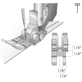 PFAFF 1/4 quilt- en patchworkvoet met IDT