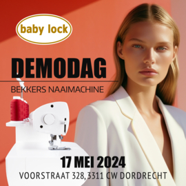 Baby Lock Demodag - Vrijdag 17 mei 2024 - Inrijgen op lucht!