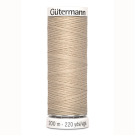 Gutermann 198 Licht beige | Naaigaren 200m