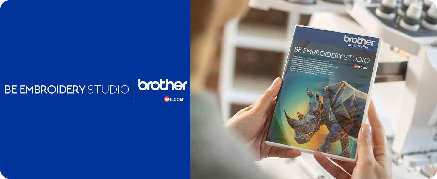 BROTHER BE Embroidery Studio Software - BE1 EmbroideryStudio borduursoftware - Nieuw - ook voor Mac - door Wilcom - binnenkort verkrijgbaar