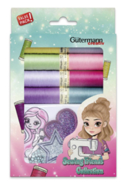Gutermann Sewing Friends - 8 x 100 meter +  3 applicaties - 799755