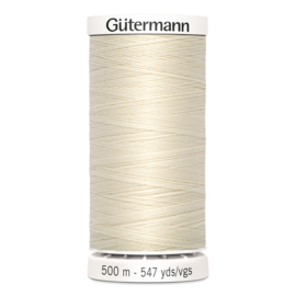 Gutermann 802 Ecru | Naaigaren 500m