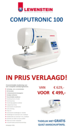 Lewenstein Computronic 100 + gratis aanschuiftafel