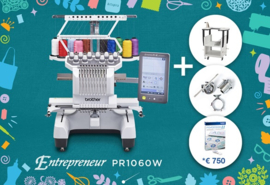 BROTHER PR1060W - PR1060 W - PR 1060W - PR 1060 W - met ingebouwde camera - tijdelijk gratis capframe en tafel en optioneel 50% korting op software