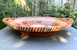 Ronde schaal met handgrepen Ø34x6cm