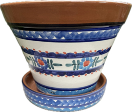 Bloempot met schotel (medium)