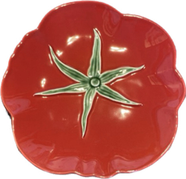 Bord rood Ø15cm tomaten collectie Bordallo Pinheiro (R-29007)