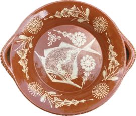 Ronde schaal met handgrepen Ø40x7cm