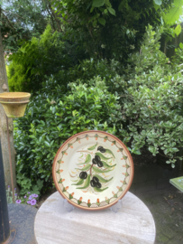 Bord met olijven Ø24cm (jc-p4)
