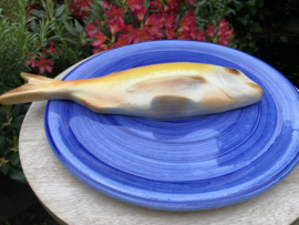 Diepzeeblauw rond bord Ø30cm met geïntegreerde Diepzeeroodbaars + gratis bordenspanner
