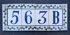 Keramische tegel Lisboa / letter B (15x7,5cm)