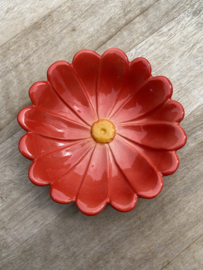 Reliëf bloem schaaltje Ø12,5x3cm / Spaanse Margriet (R.59)