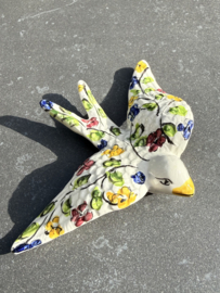 Handgemaakte Portugese Zwaluw  | Patroon Coimbra | Wanddecoratie M (16 cm)