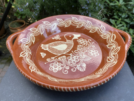 Ronde schaal met handgrepen Ø40x7cm