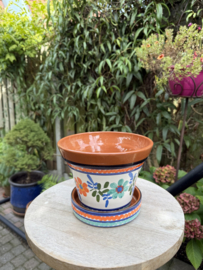 Bloempot met schotel (medium)
