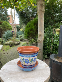 Bloempot met schotel (klein)