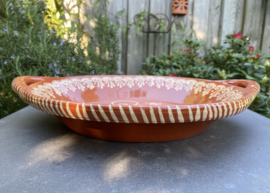 Ronde schaal met handgrepen Ø34x6cm
