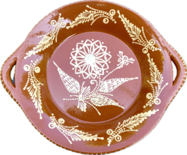 Ronde schaal met handgrepen Ø34,5x5,5cm