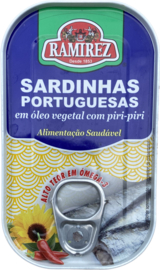Portugese sardines in piri piri olie Ramirez / Sardinhas em óleo picante (120gr) 🌶