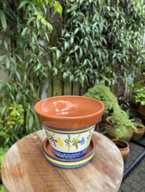 Bloempot met schotel (medium)