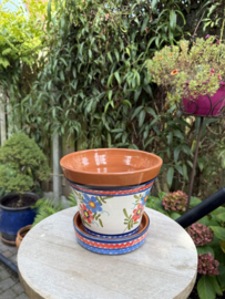 Bloempot met schotel (medium)