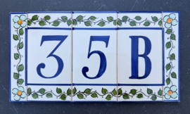 Keramische tegel Lisboa / letter B (15x7,5cm)