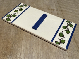 Keramische tegel Lisboa / tussenstreep voor huisnummer (15x7,5cm)