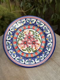 Portugees Tapasbordje Kleurrijk | Handgemaakt Keramiek Ø 18,5 cm
