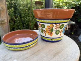 Bloempot met schotel (medium)
