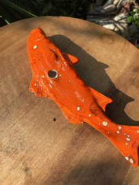 Keramische kabeljauw oranje 26x8,5cm