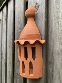 Wandlantaarn terracotta Ferragudo 34x17cm (R-C25)