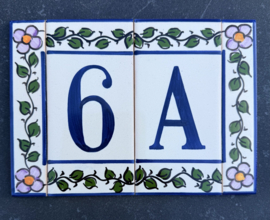 Keramische tegel Lisboa / letter A (15x7,5cm)