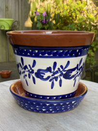 Bloempot met schotel (klein)