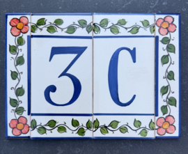 Keramische tegel Lisboa / letter C (15x7,5cm)