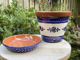 Bloempot met schotel (medium)