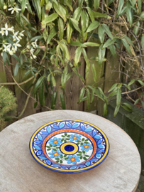 Portugees Tapasbordje Kleurrijk | Handgemaakt Keramiek Ø 18 cm