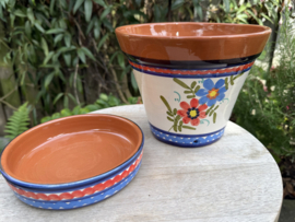 Bloempot met schotel (medium)