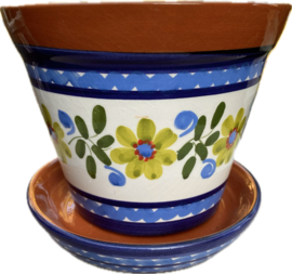 Bloempot met schotel (klein)