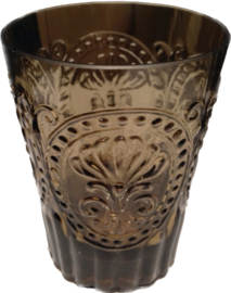 Waterglas Fleur de Lys bruin M