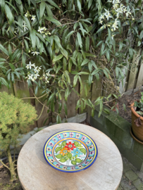 Portugees Tapasbordje Kleurrijk | Handgemaakt Keramiek Ø 18,5 cm