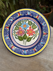 Portugees Tapasbordje Kleurrijk | Handgemaakt Keramiek Ø 18,5 cm