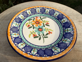 Portugees Tapasbordje Kleurrijk | Handgemaakt Keramiek Ø 18 cm