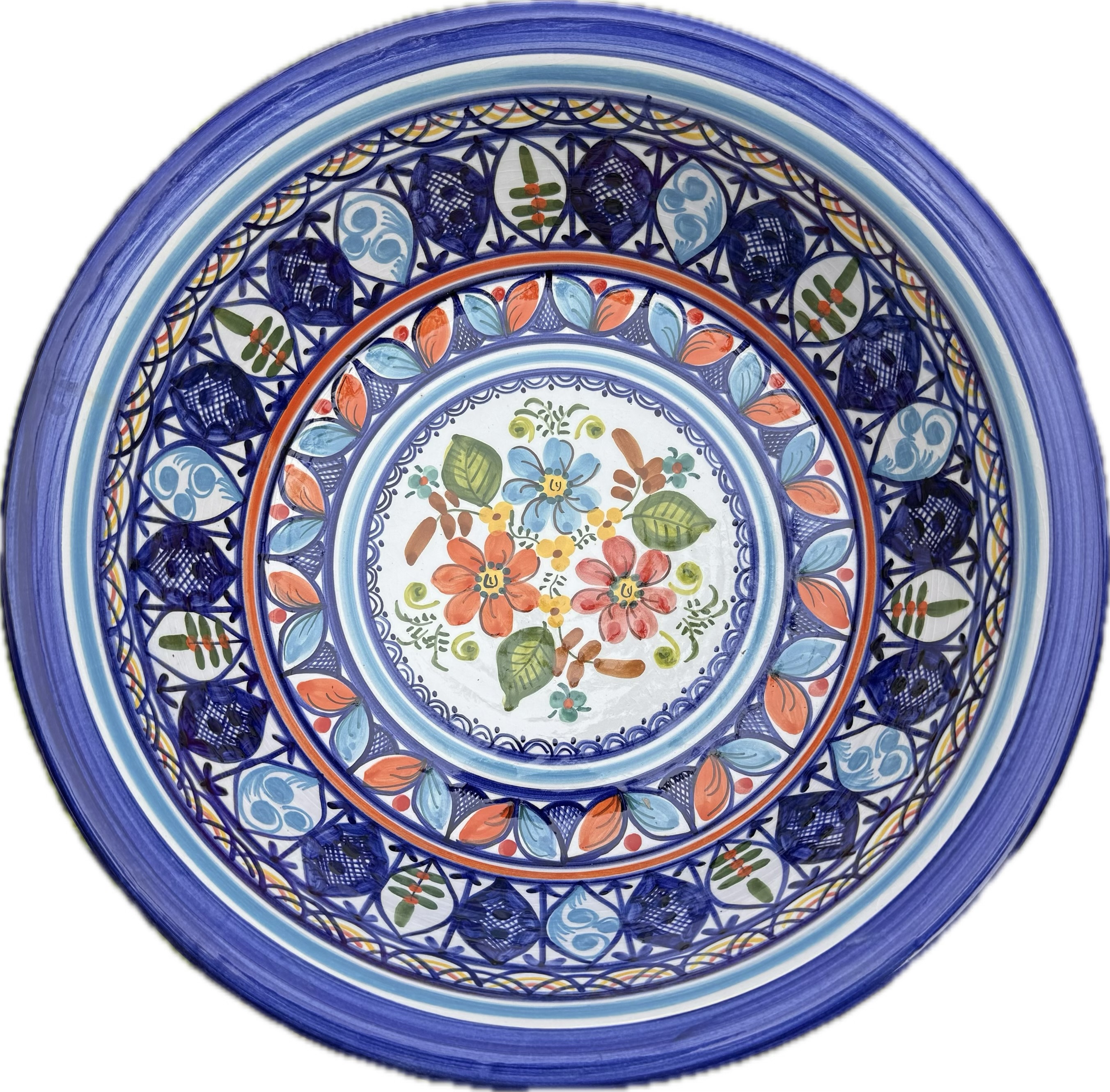 Ronde diepe schaal groot Ø31,5x9,5cm (ps9)