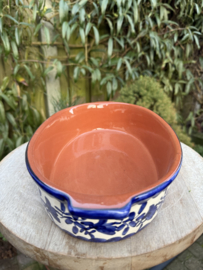 Handgemaakte Portugese Ovenschaal Ovaal Blauw | 3-4 Personen | Alentejo