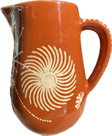 Waterkan met handvat 2000 ml / bruin aardewerk Barcelos collectie
