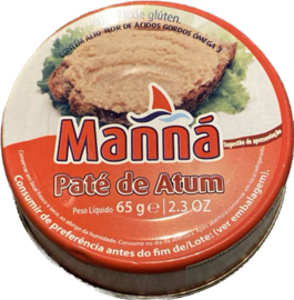 Tonijnpaté Manná  5 x 65gr