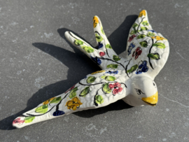 Handgemaakte Portugese Zwaluw | Patroon Coimbra | Wanddecoratie L (19,5 cm)